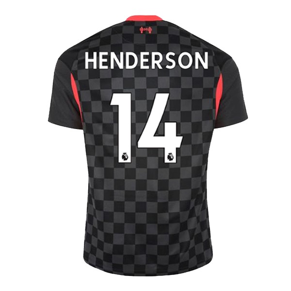 Camiseta Liverpool NO.14 Henderson 3ª Kit 2020 2021 Negro